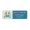 Winter Wonderland Owl Return Address Labels