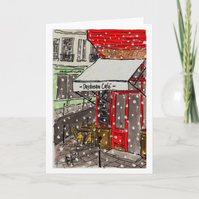 Winter Wonderland Paris card (Front)