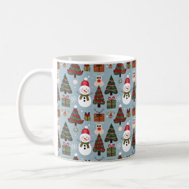 Winter Wonderland Pattern Set Coffee Mug (Left)