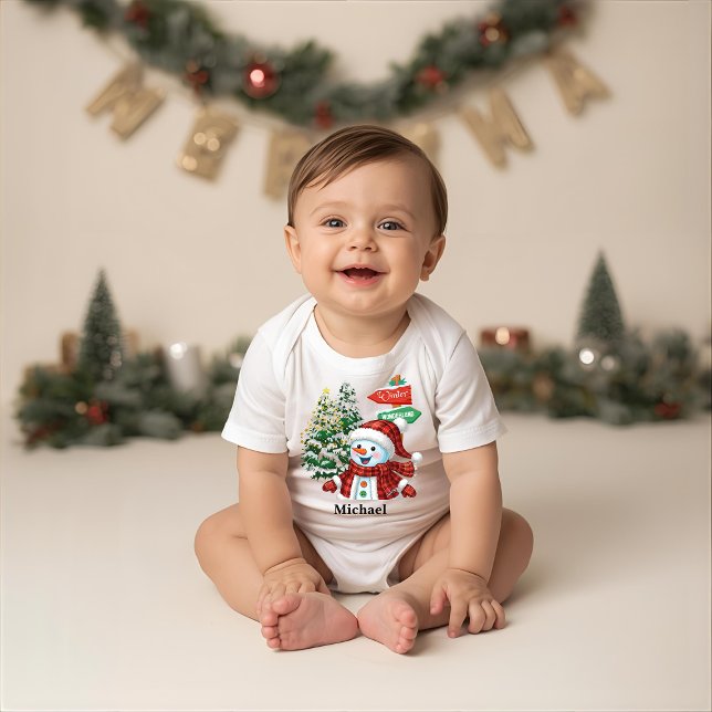 Winter Wonderland - Personalized Baby Bodysuit (Creator Uploaded)