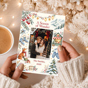 Winter Wonderland Photo Christmas Card