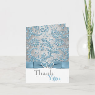 Winter Wonderland PHOTO Thank You Note Card