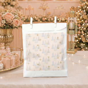 Winter Wonderland Pine Tree Snowflake Baby Shower Favour Bags