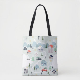 Winter Wonderland: Polar Bear Christmas Tote Bag