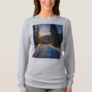 Winter Wonderland Portrait – Serene Snow Landscape T-Shirt
