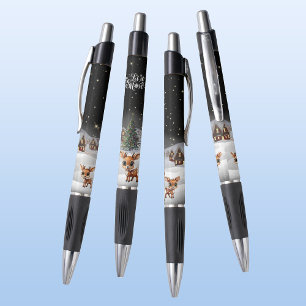 Winter Wonderland Reindeer Let it Snow Village Pen