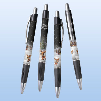 Winter Wonderland Reindeer Let it Snow Village Pen