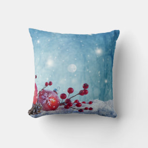 Winter Wonderland Scene Cushion