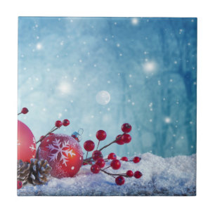 Winter Wonderland Scene Tile