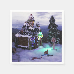 Winter Wonderland Snow Scene 2020 Napkin