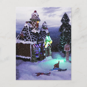 Winter Wonderland Snow Scene Postcard