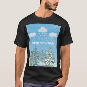 "Winter Wonderland: Snow & Stars" T-Shirt