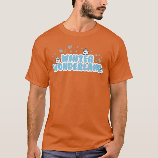 Winter Wonderland Snowball friends T-Shirt (Front)