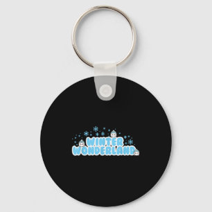 Winter Wonderland Snowball Key Ring