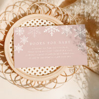 Winter Wonderland Snowflake Girl Baby Shower