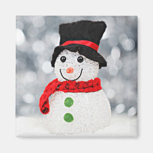Winter Wonderland Snowman Magnet