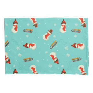 Winter Wonderland Snowmen Pillowcase