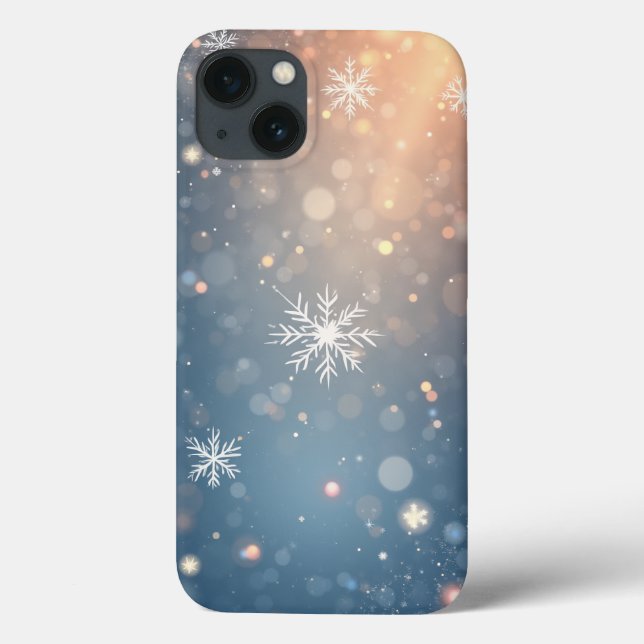 Winter Wonderland Sparkle iPhone Case (Back)