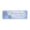Winter Wonderland Sparkle Snowflake Address Labels