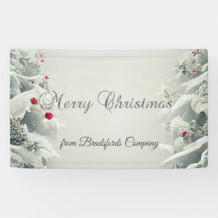 Winter Wonderland,String Lights Snow  Banner