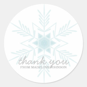 winter wonderland SWEET 16 party keepsake label