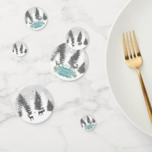 Winter Wonderland Table Confetti - Teal