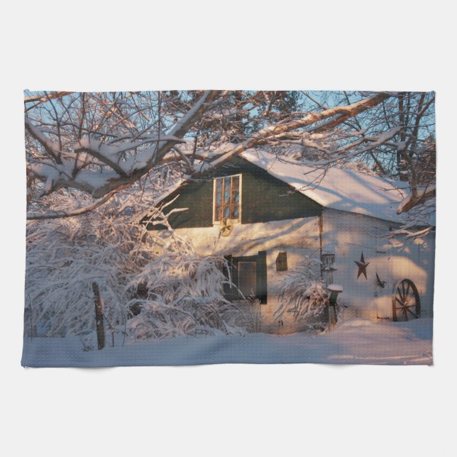Winter Wonderland Tea Towel (Horizontal)