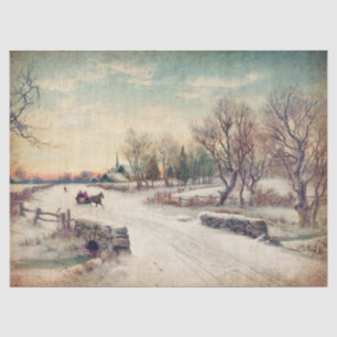 Winter Wonderland Tissue or Decoupage Paper