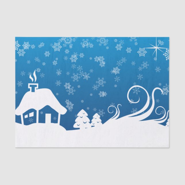 Winter Wonderland Tissue Paper (Front)