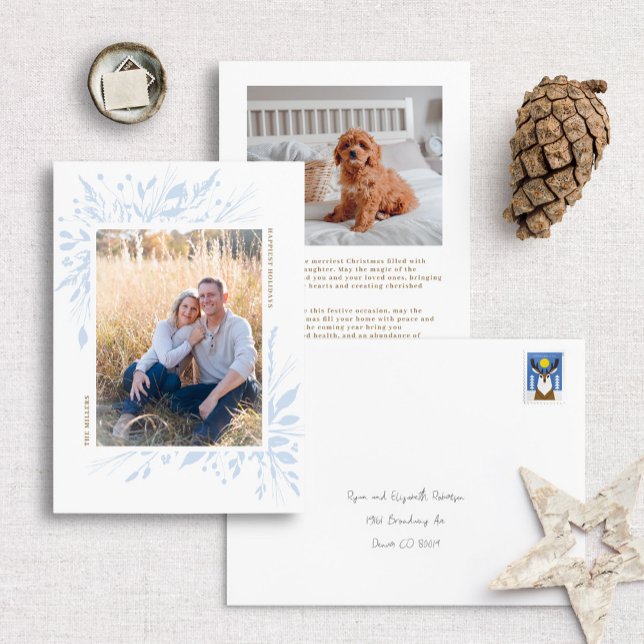 Winter Wonderland Vertical Holiday Photo Card (Creator Uploaded)