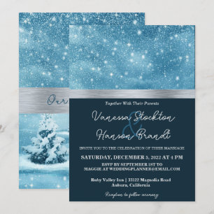 Winter Wonderland Wedding Invitation