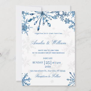 Winter Wonderland Wedding Invitation