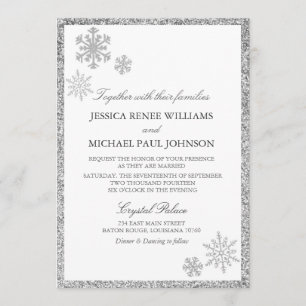 Winter Wonderland Wedding Invitations