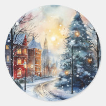 Winter wonderland white Christmas