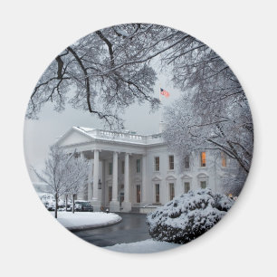 Winter Wonderland White House Magnet