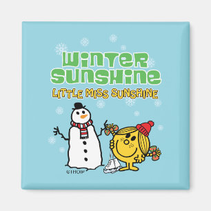 Winter Wonderland with Little Miss Sunshine Magnet
