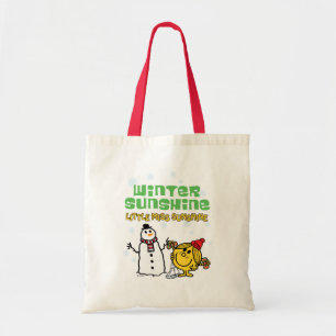 Winter Wonderland with Little Miss Sunshine Tote Bag