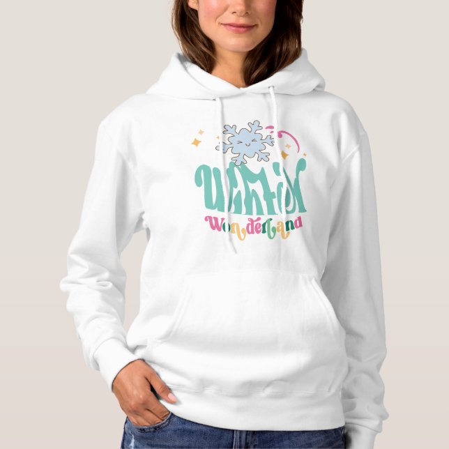 Winter Wonderland Womens Hoodies - V1 (Front)