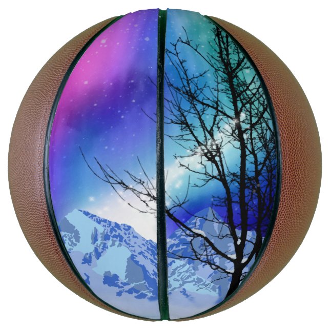 Winter Wonderlights Basketball (Vertical)
