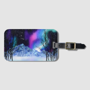 Winter Wonderlights Luggage Tag