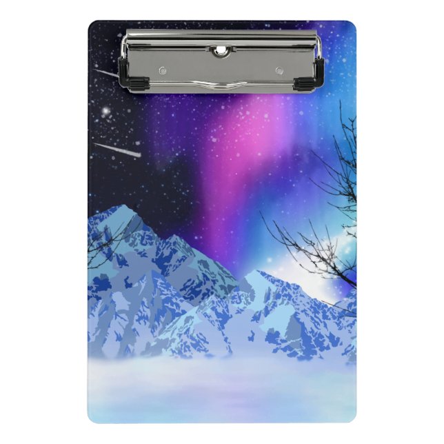 Winter Wonderlights Mini Clipboard (Front)