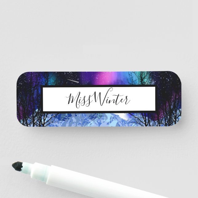 Winter Wonderlights Name Tag (In Situ)