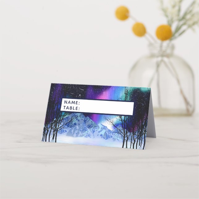 Winter Wonderlights Place Card (Front)