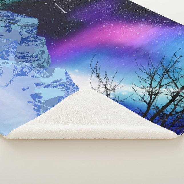 Winter Wonderlights Sherpa Blanket (3/4)