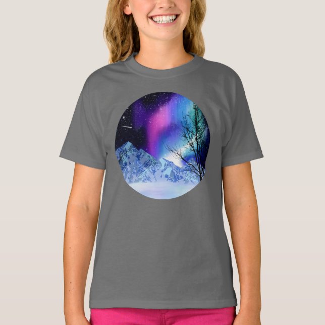 Winter Wonderlights T-Shirt (Front)
