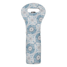 Winter Wonders Ogee Pattern Wine Tote