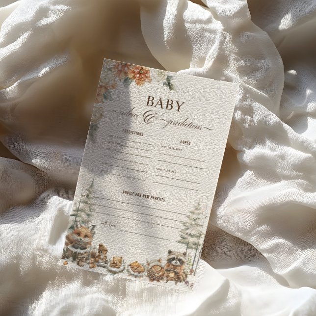 Winter Woodland Animals Baby Advice and Prediction (Creator Uploaded)