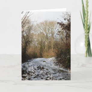 Winter Woodland Arnside Thank You Card