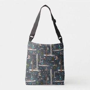 Winter Woodland Crossbody Bag
