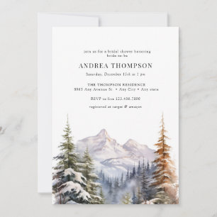 Winter Woodland   Forest Invitations